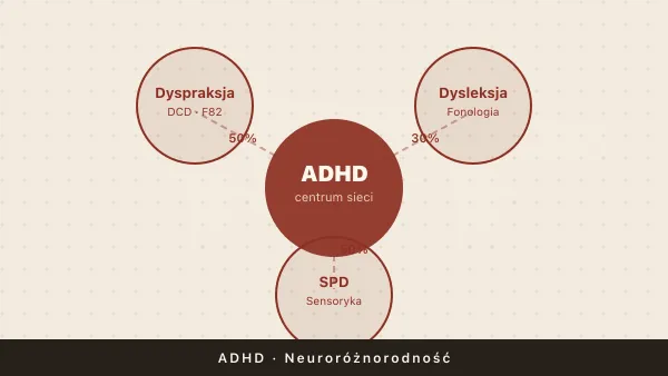 Dyspraksja, dysleksja i sensoryka w ADHD