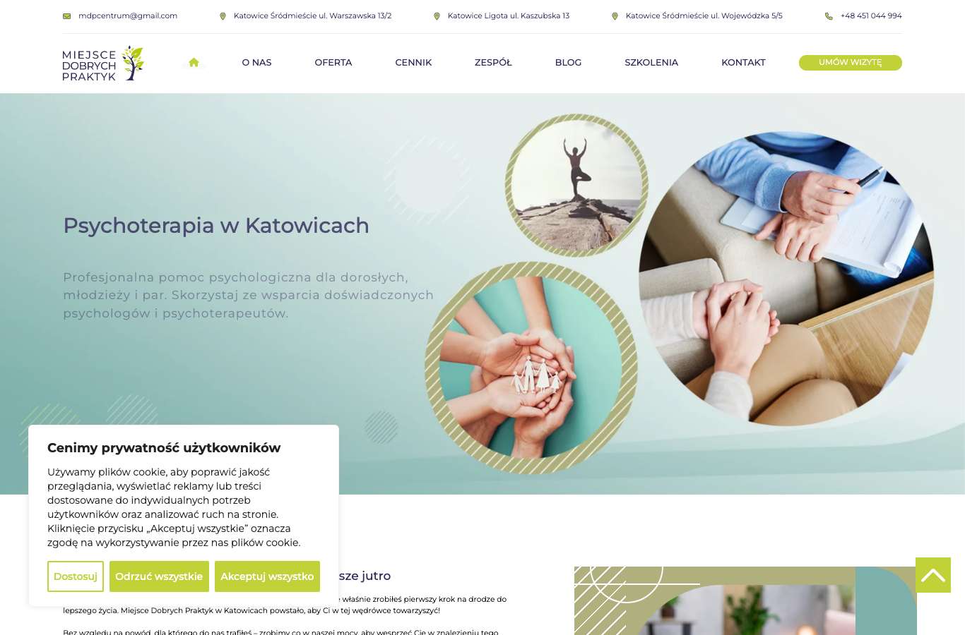 Zrzut strony głównej miejscedobrychpraktyk.pl z 25 września 2026