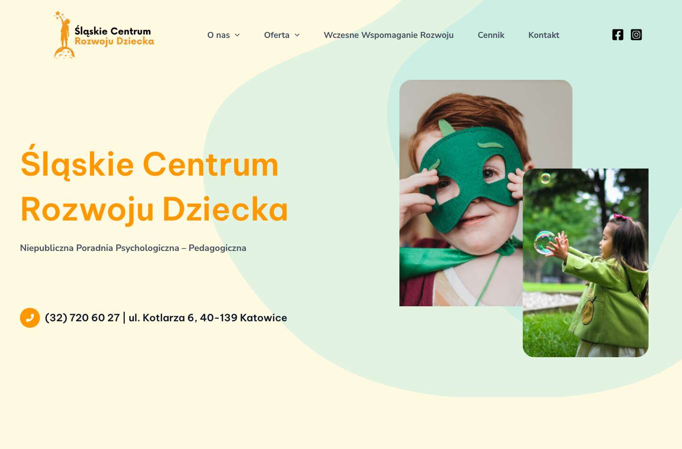 Zrzut strony głównej scr.katowice.pl z 25 września 2026
