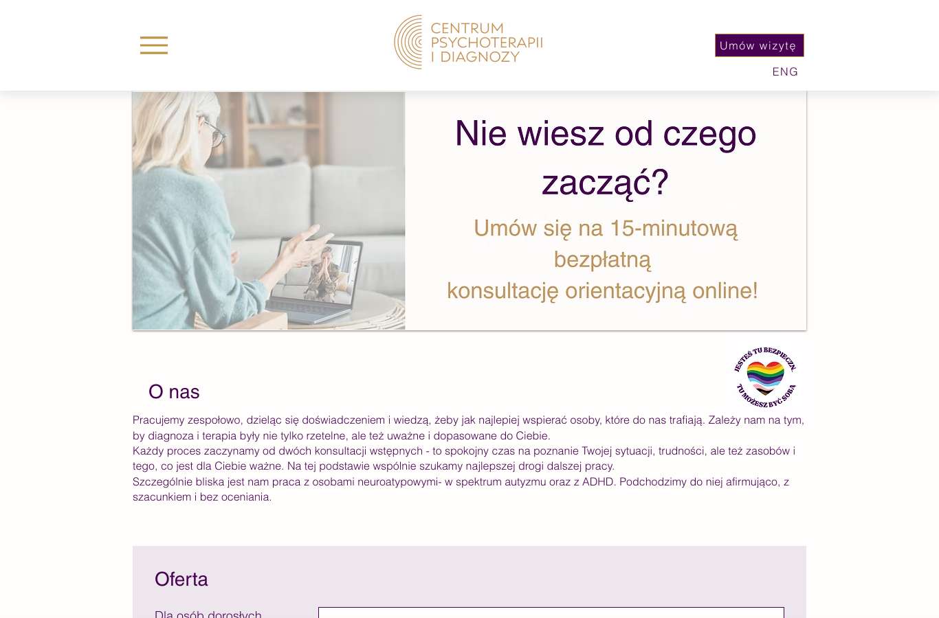 Zrzut strony głównej centrumpid.com z 25 września 2026